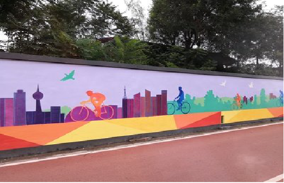 楚雄墙体彩绘-围墙