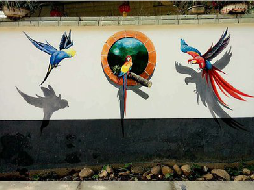 楚雄视觉错位-3D墙绘设计