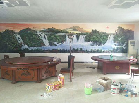 楚雄墙绘-写实风景