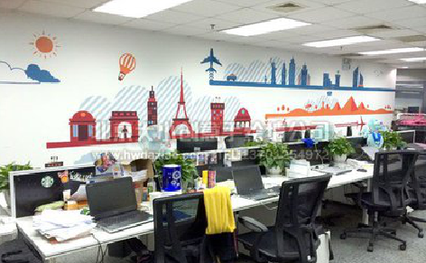 楚雄教你设计办公室墙绘的方法。