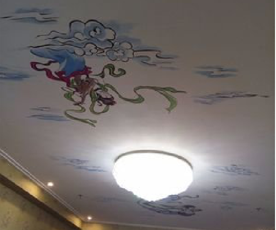 楚雄如何快速绘制天花板上的手绘墙？