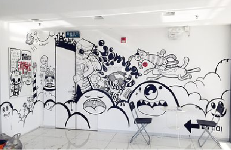 楚雄手绘墙并非传统涂鸦。